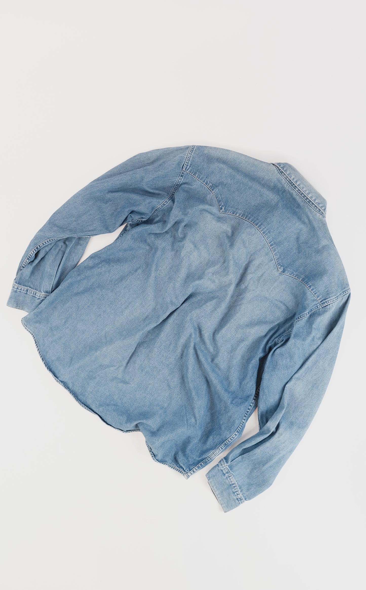 80s Lee western denim shirt XL