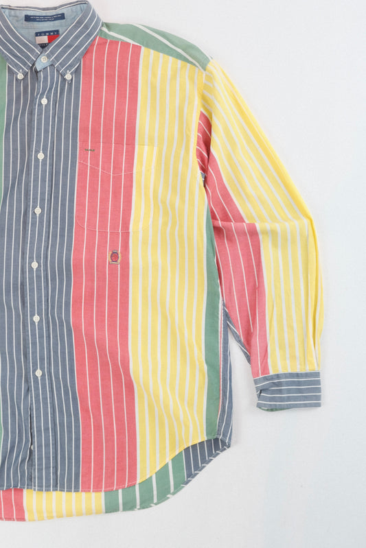 80s Tommy Hilfiger fun shirt L