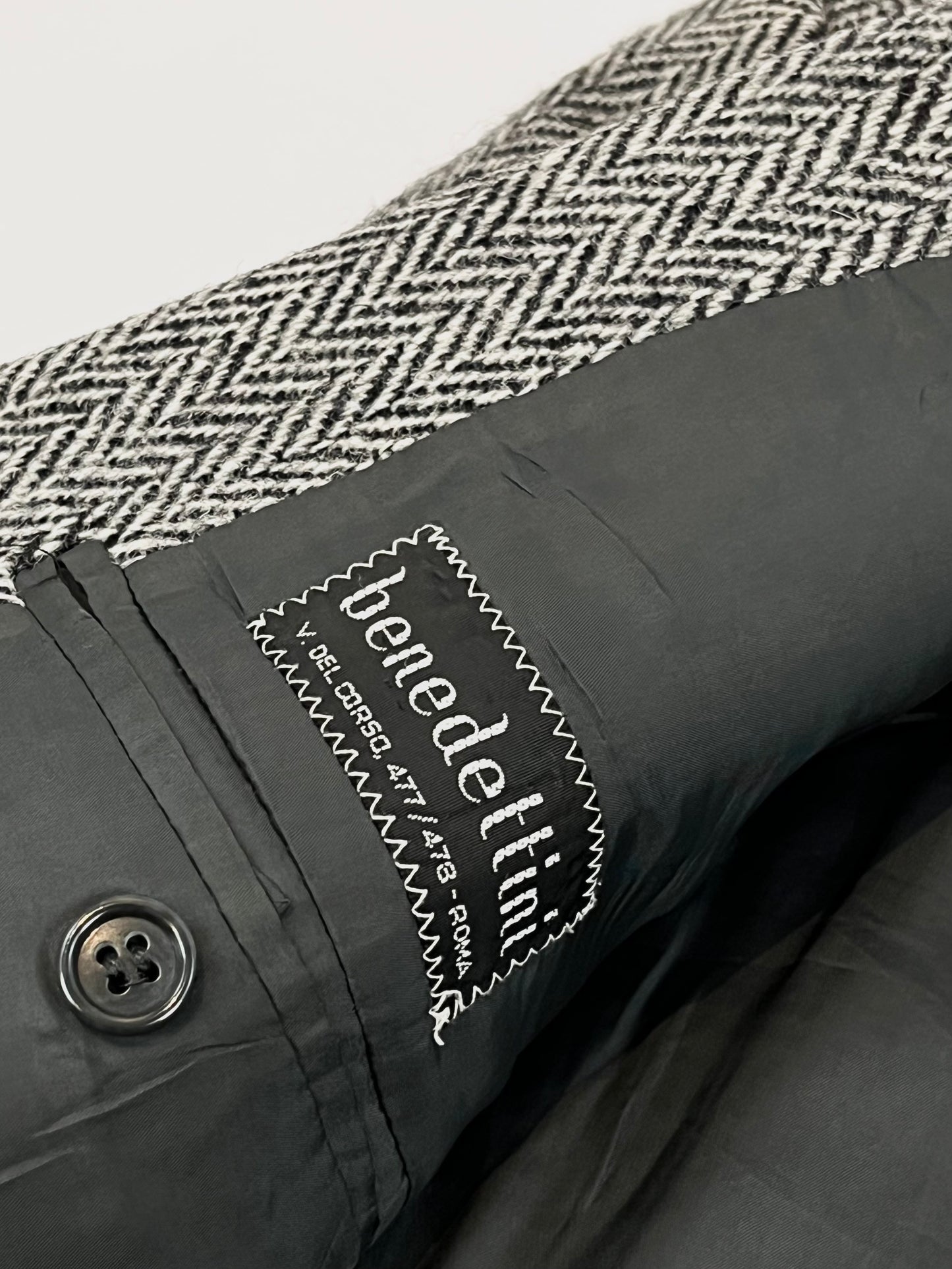 80s Harris Tweed grey HBT Jacket