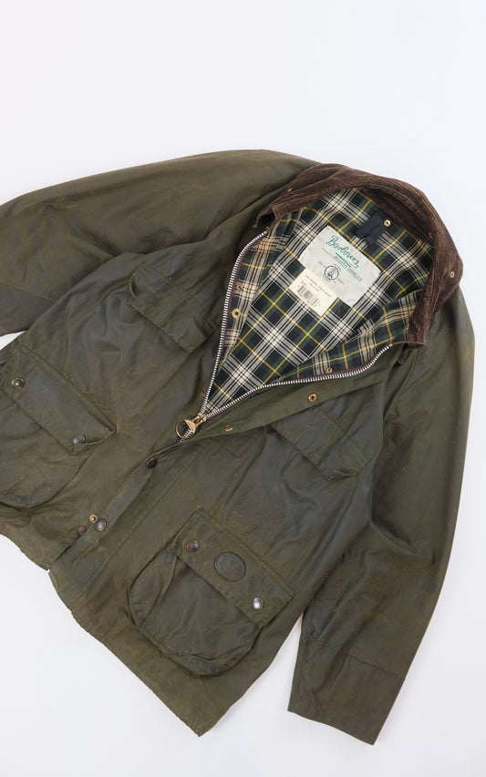 Barbour Bedale anni '80, 4 tasche, taglia M