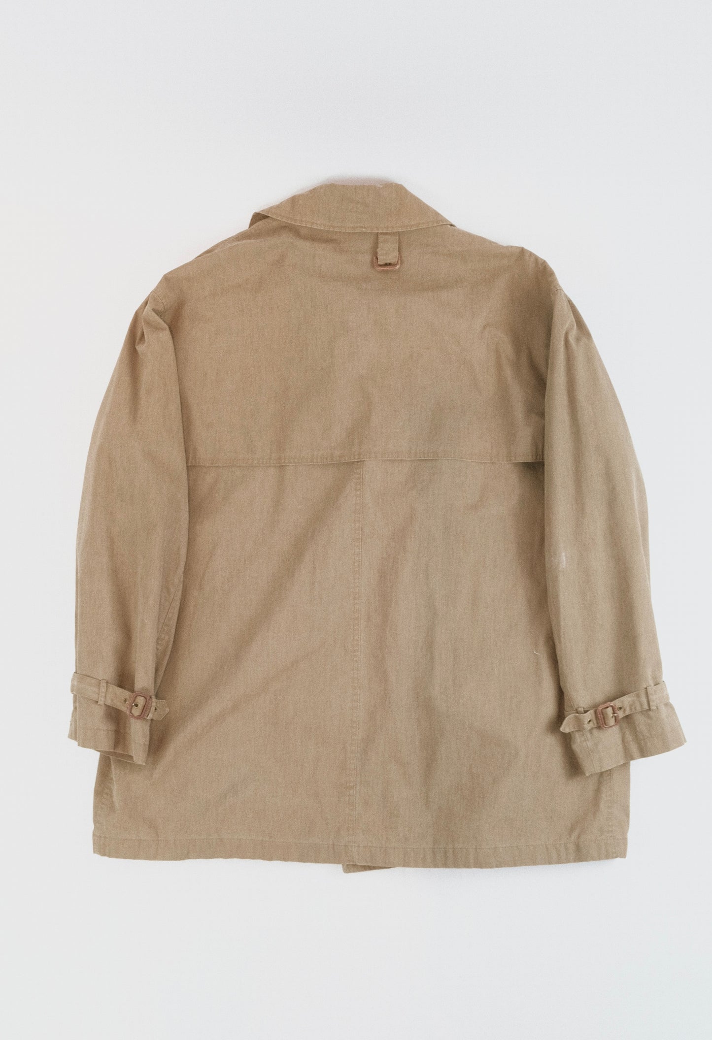 80s Ralph Lauren military trench coat L