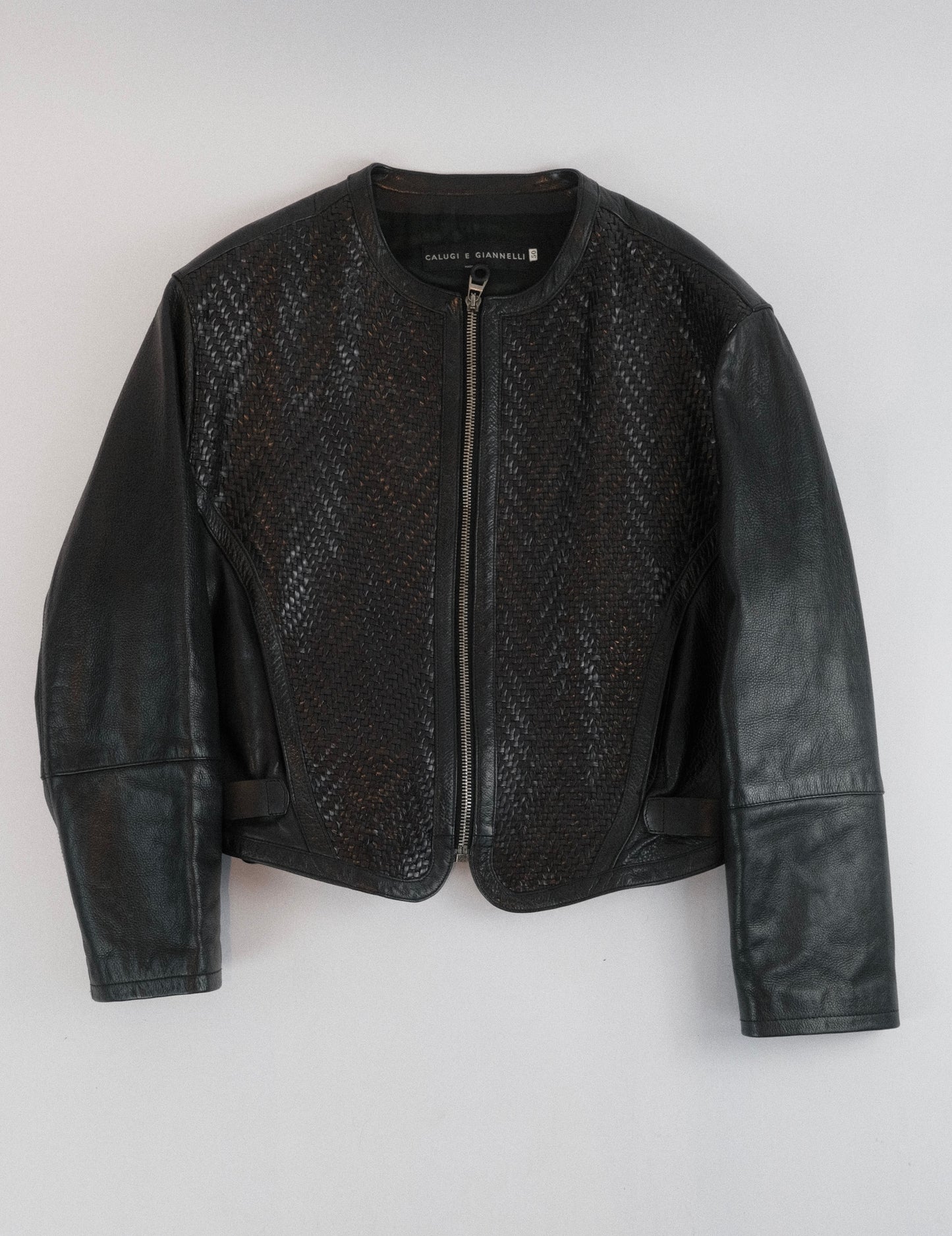 80s Calugi e Giannelli leather jacket M