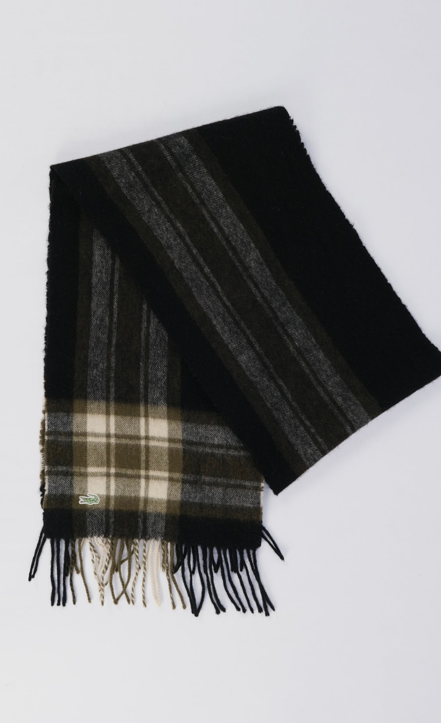 Vintage Lacoste check scarf