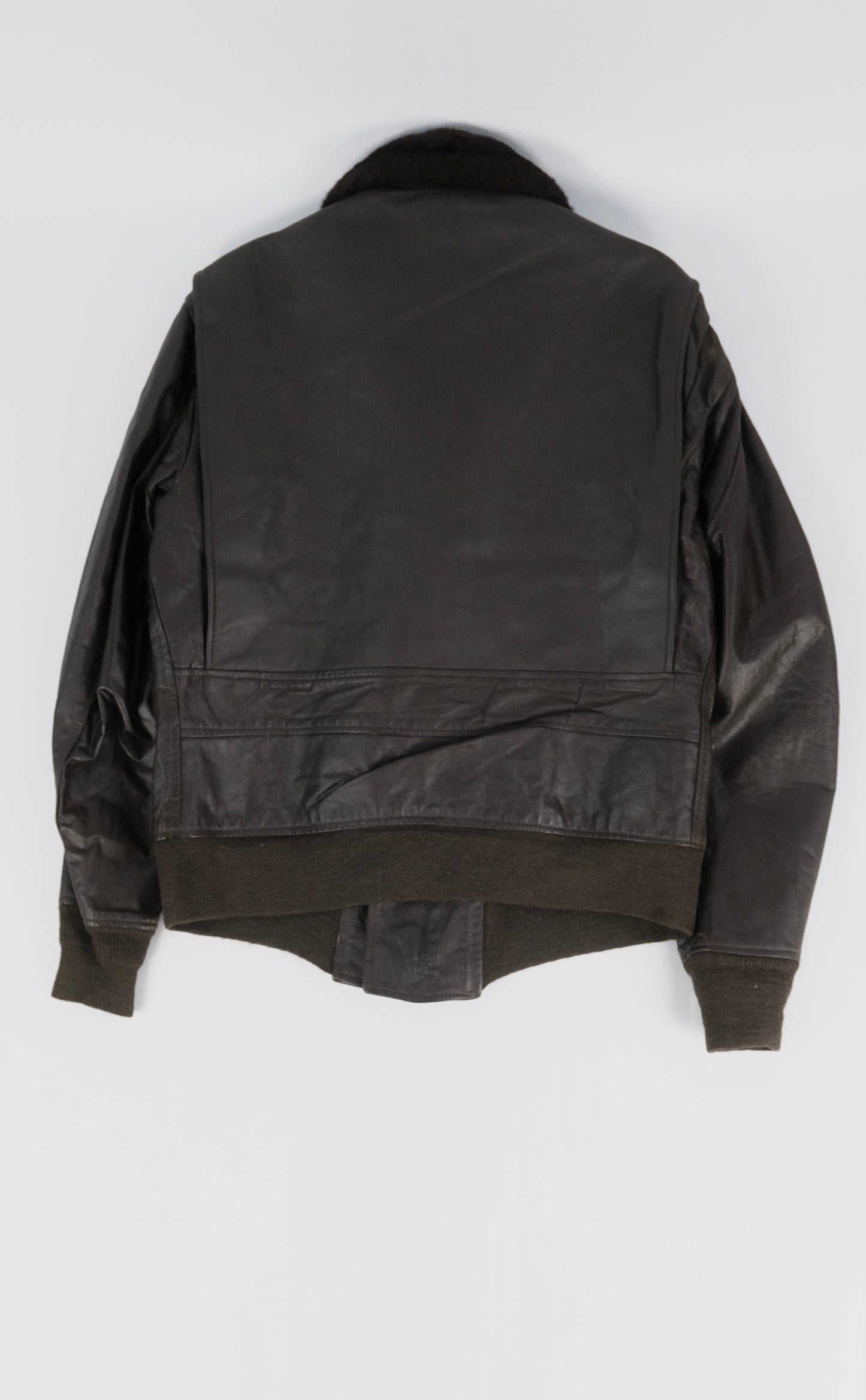 80s G-1 USN leather jacket M