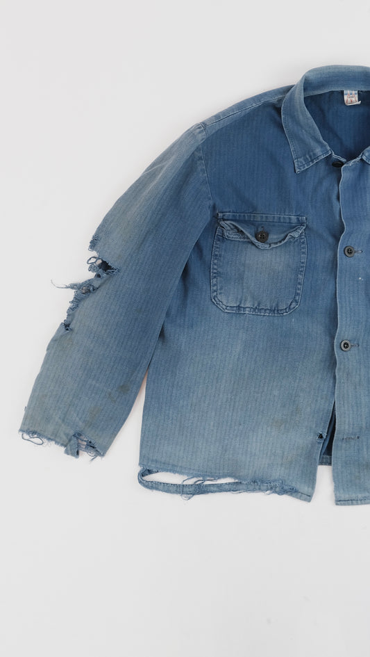 60s distressed Work jacket S