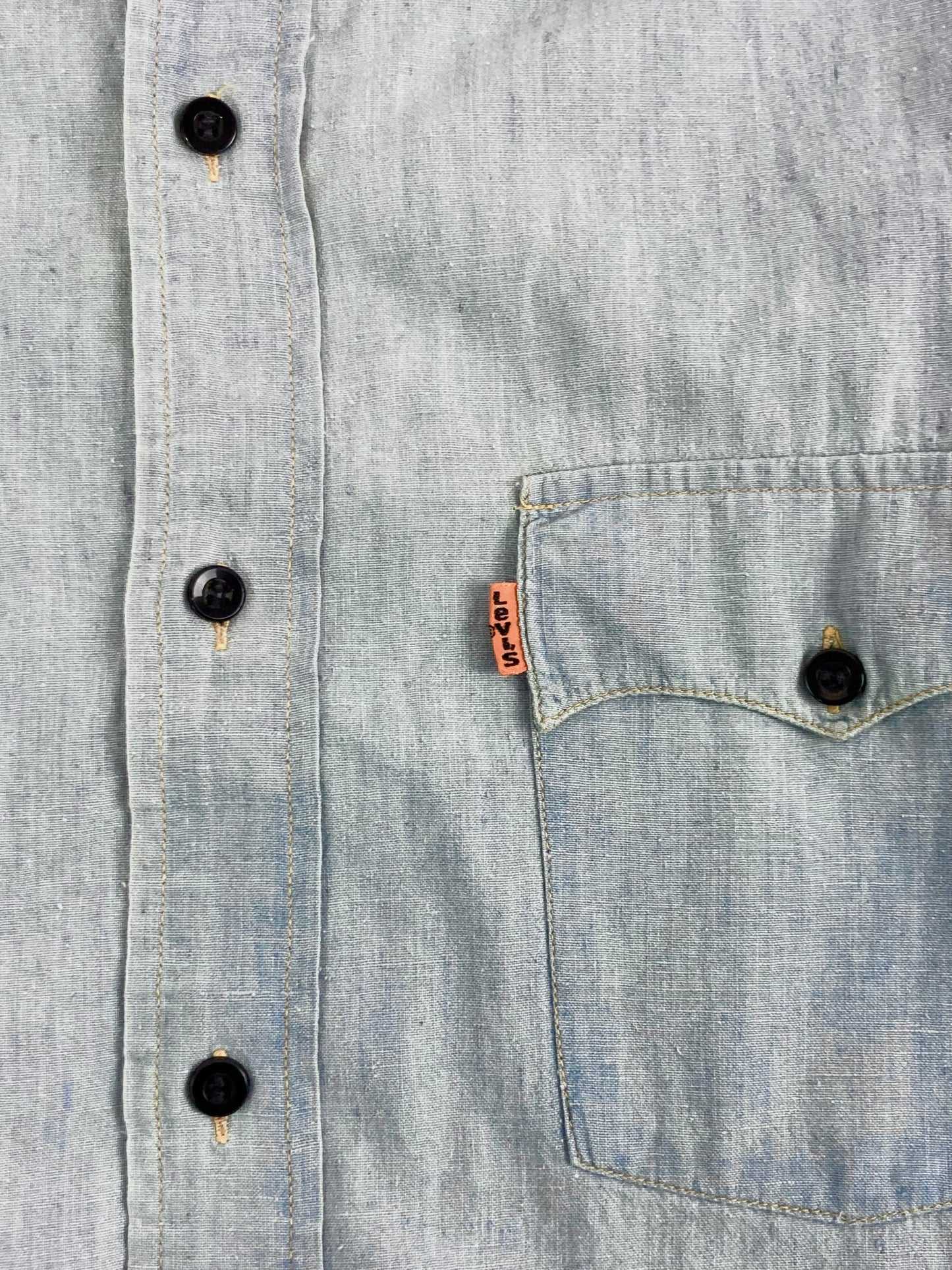 70s Levi’s denim western shirt S