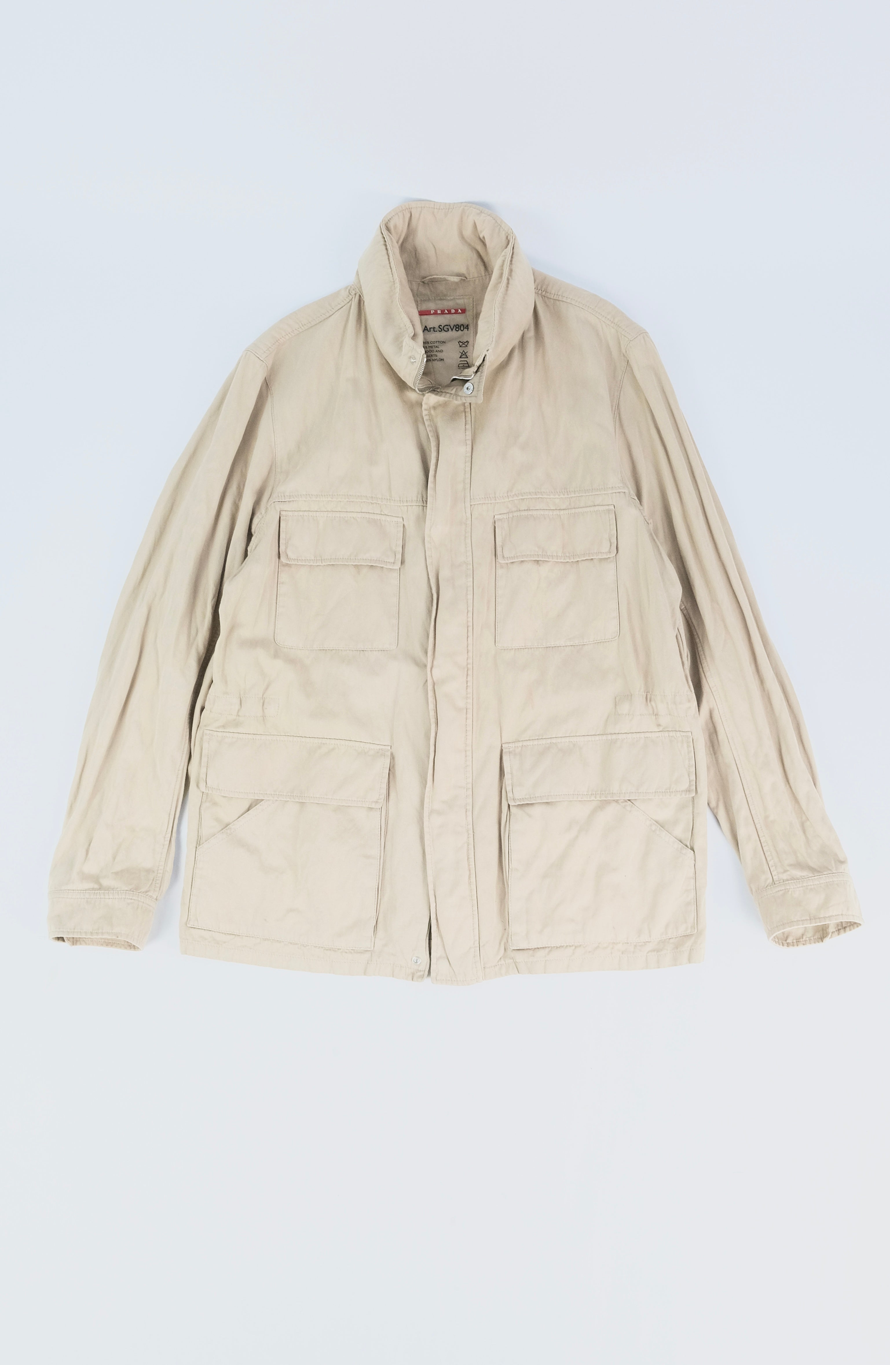 PRADA ミリタリージャケット F2ジャケット 90s Prada field jacket XL ~ Vintage Store Clochard92.com