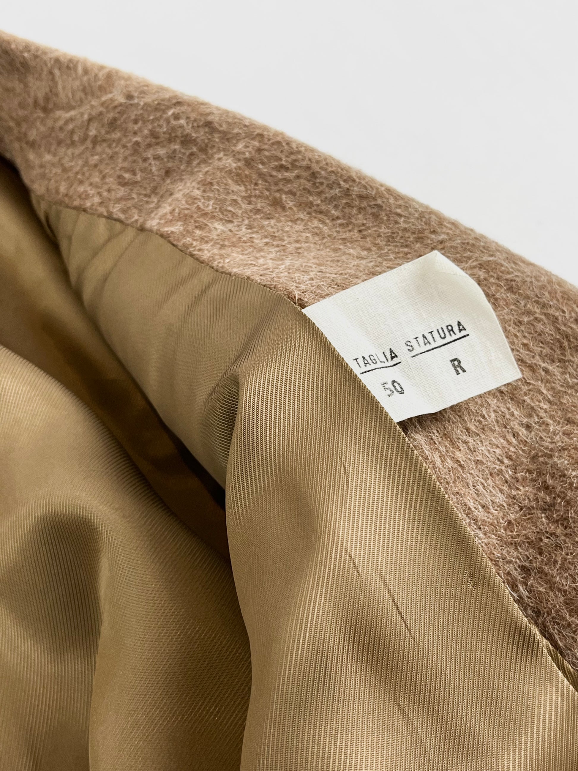50s Double Breasted mohair wool coat, Vintage Store Clochard92.com