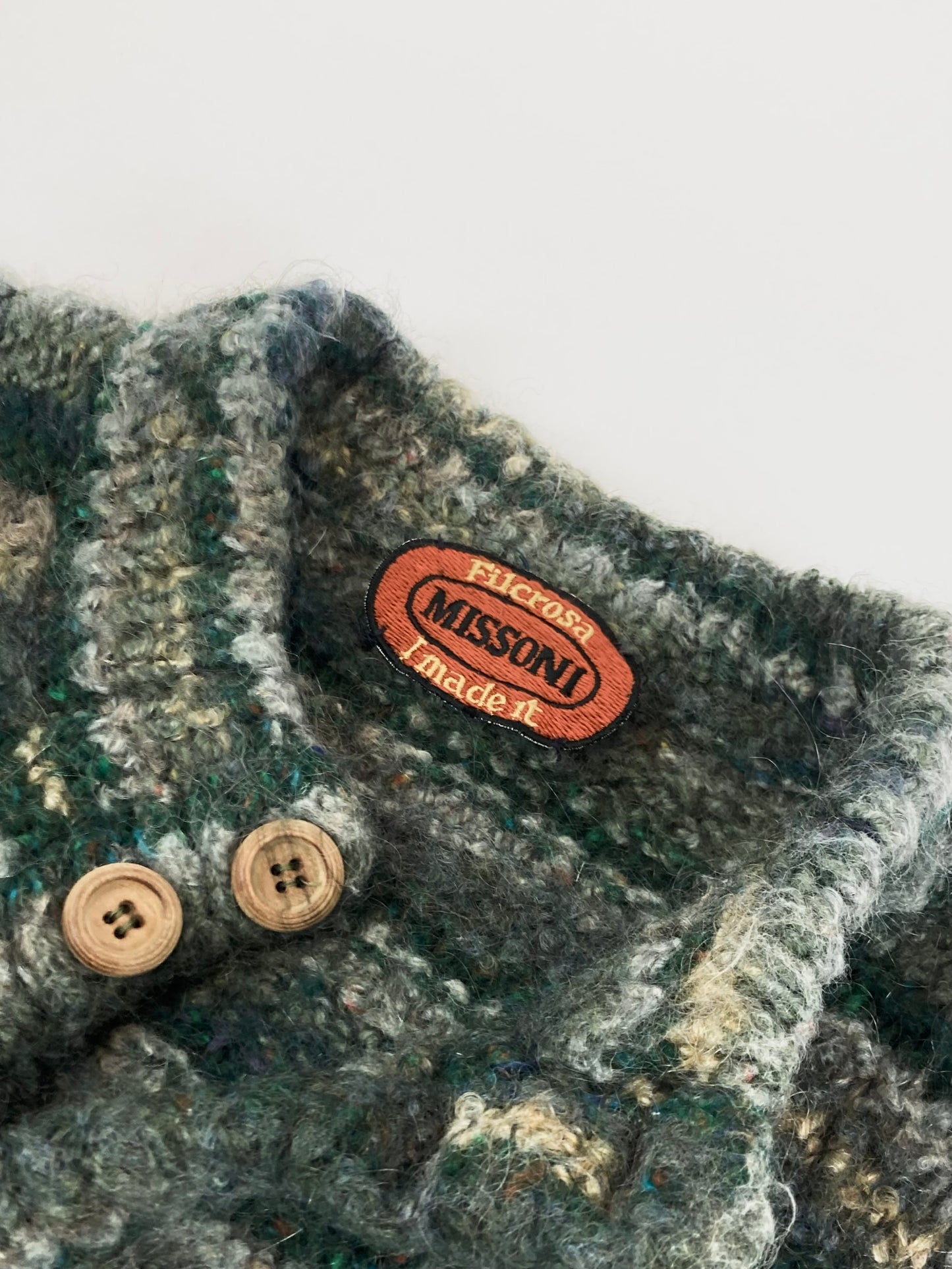 80s Missoni hand knitted cardigan