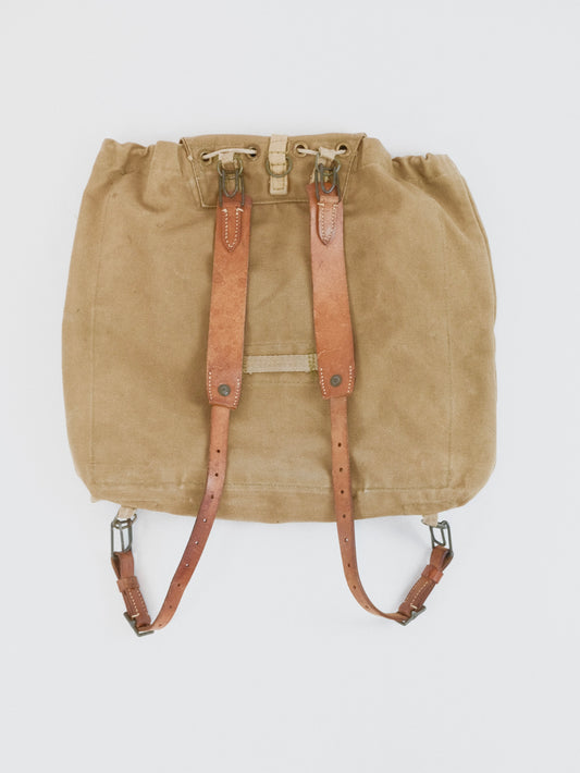 50s Czech military canvas backpack