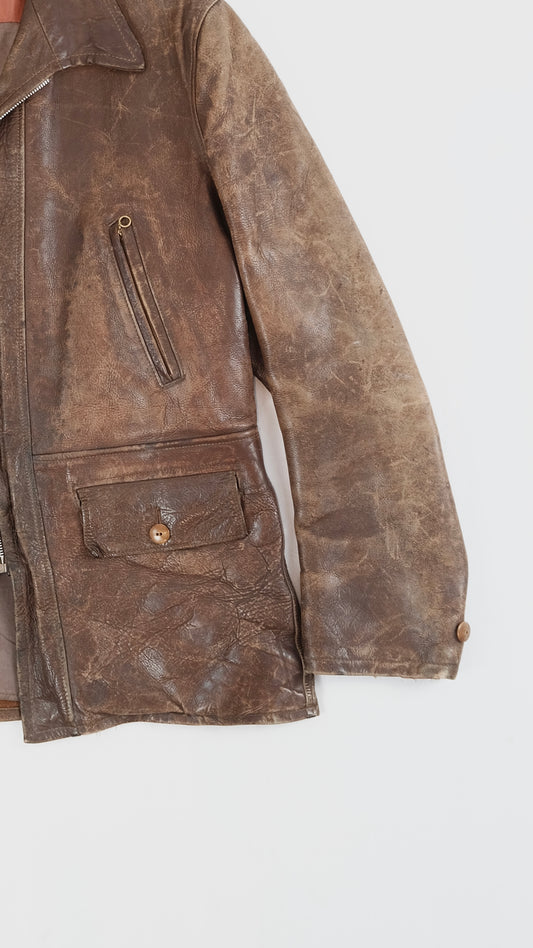 40s Leather jacket M
