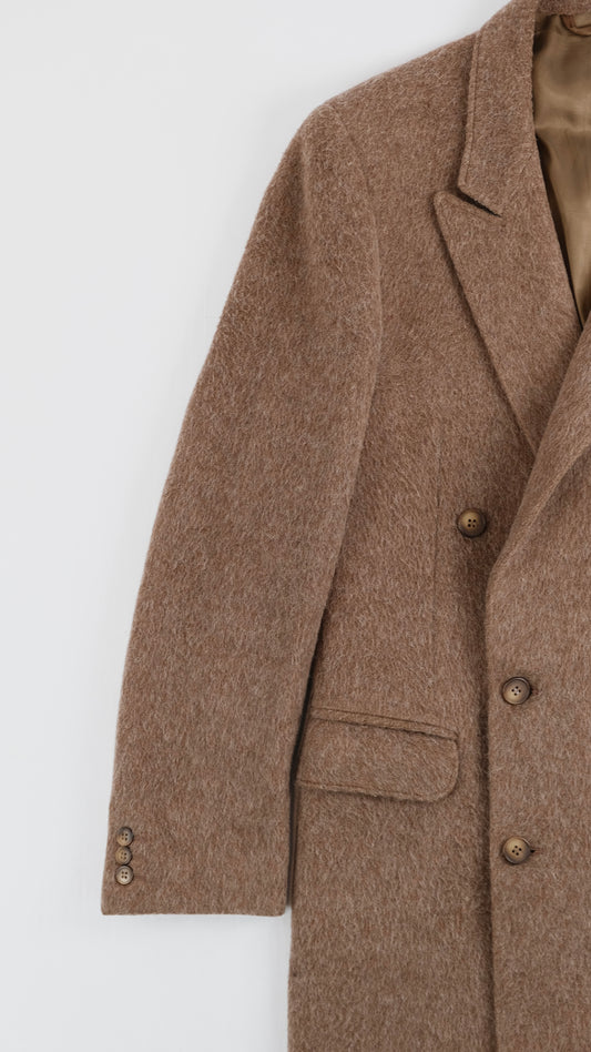 50s Double Breasted mohair wool coat