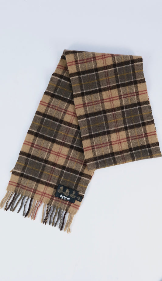 Vintage Barbour tartan scarf