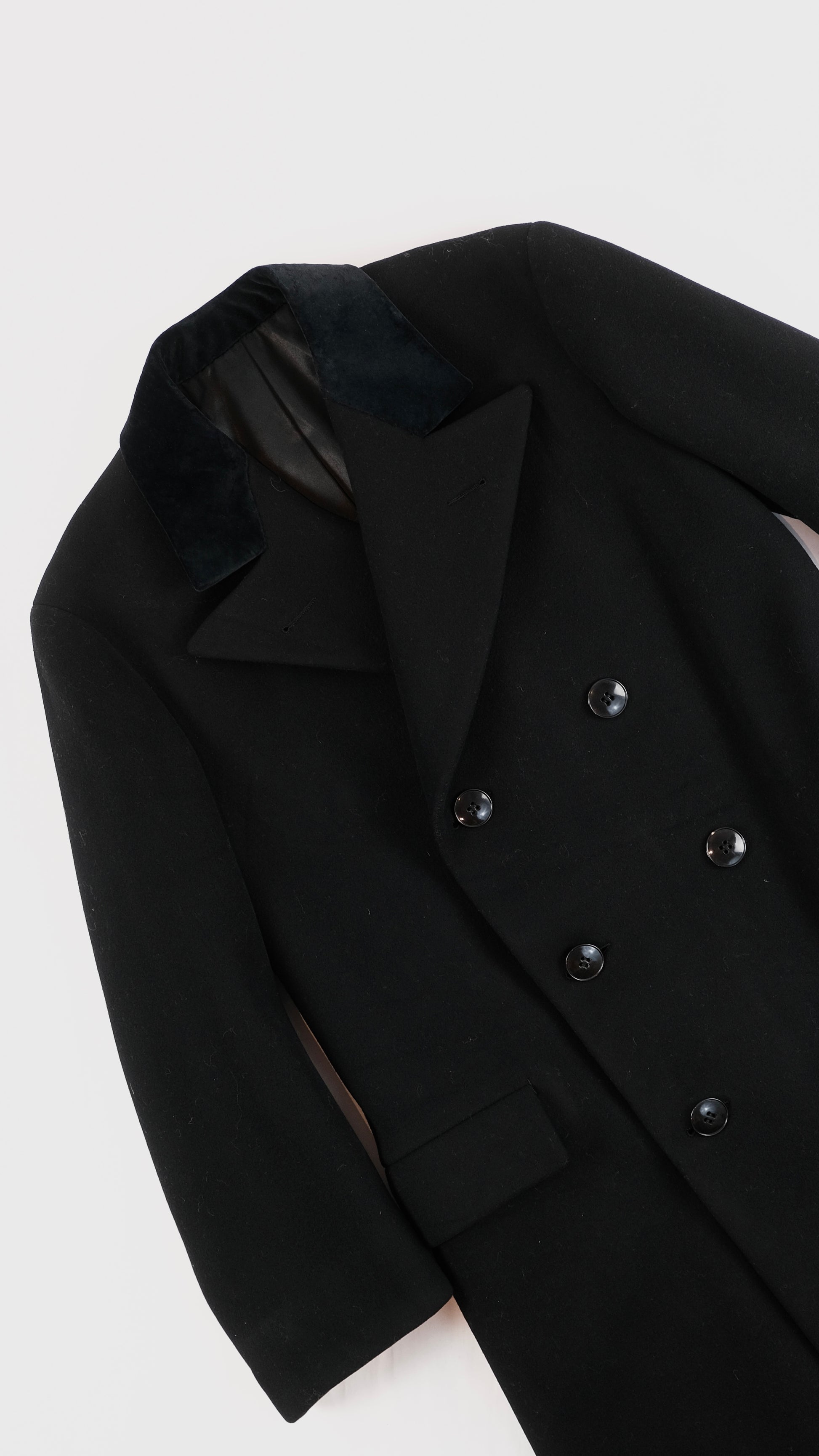 40s evening wool coat, Vintage Store Clochard92.com