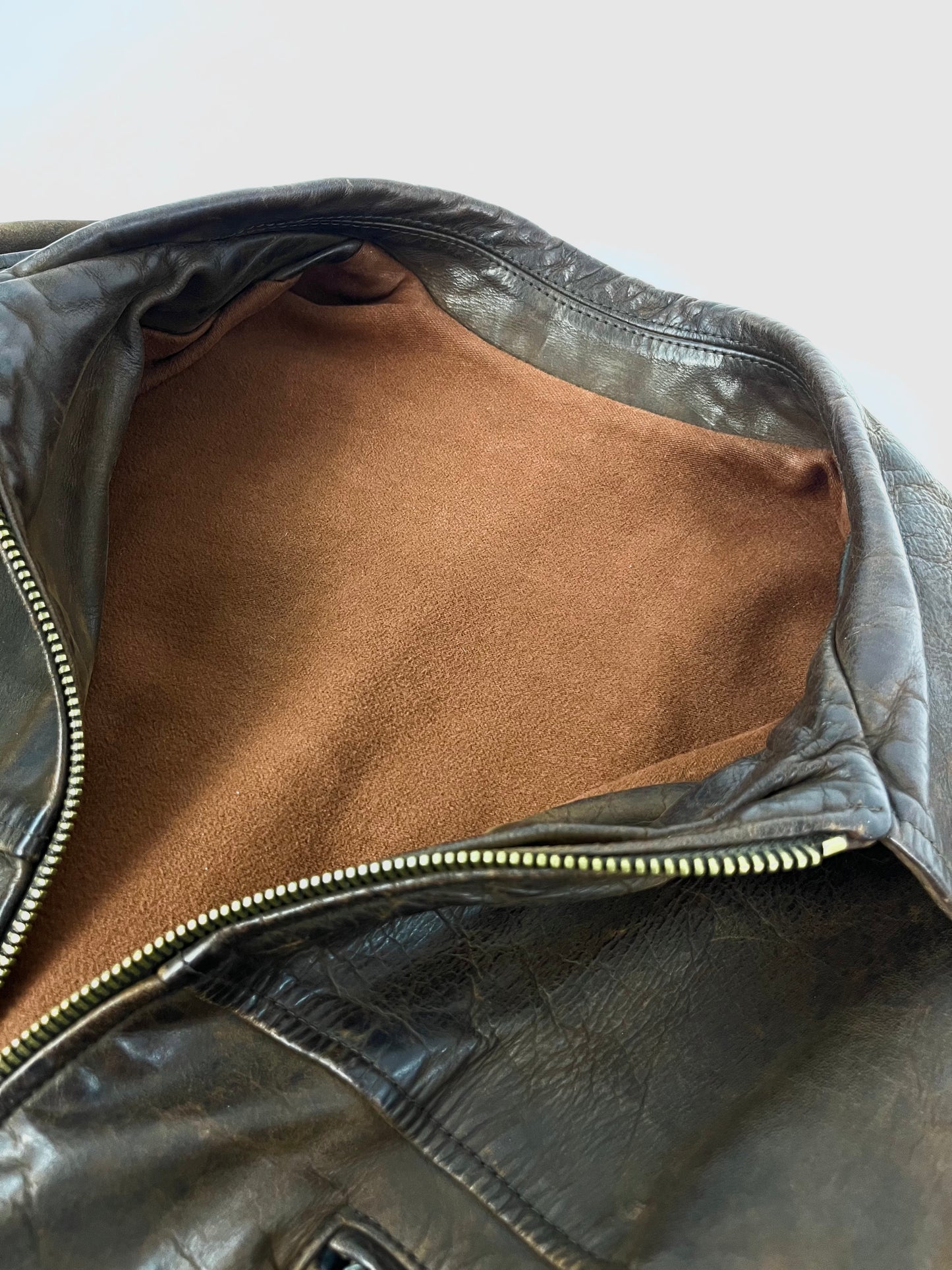 Vintage leather jacket L