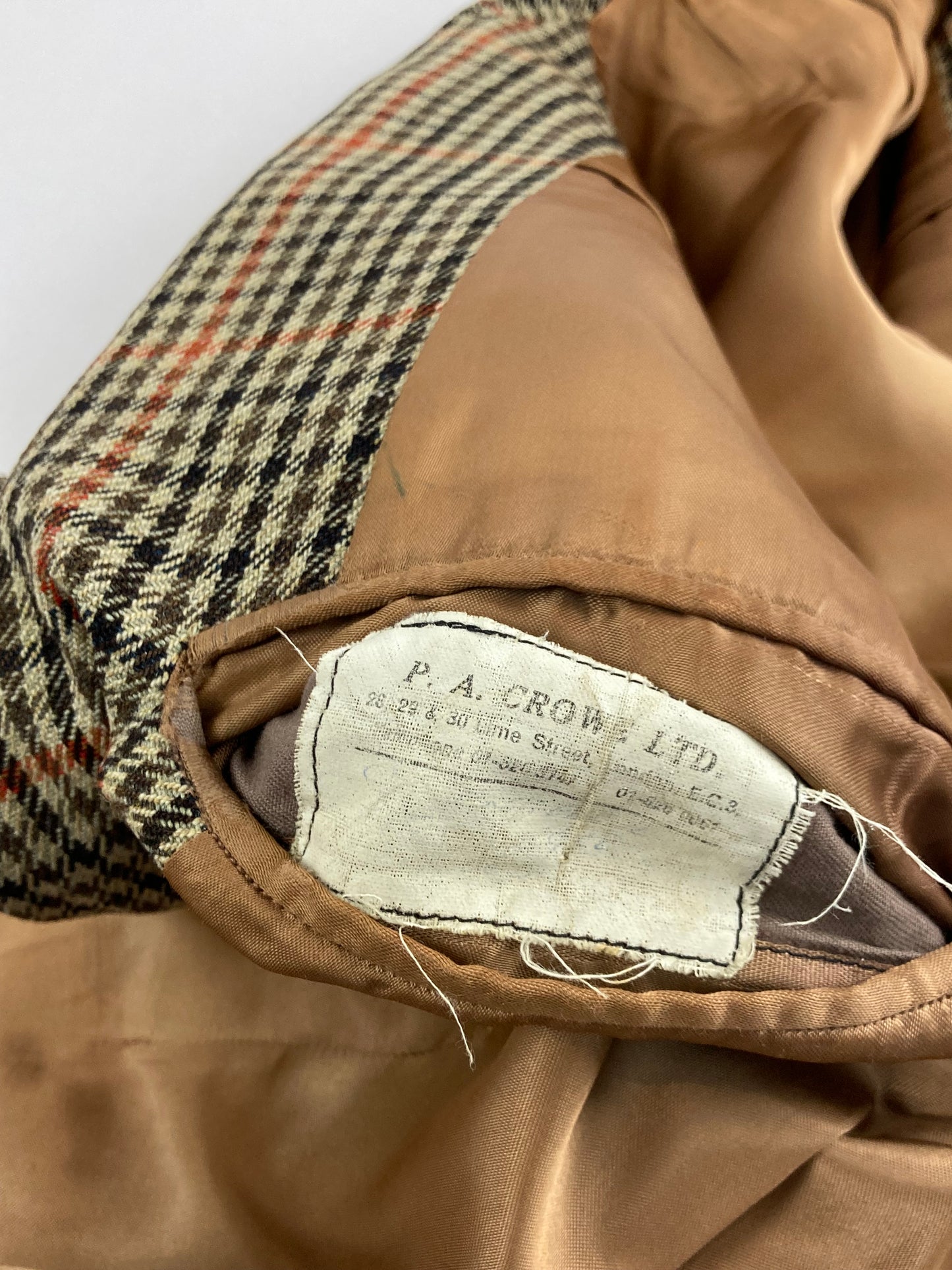 70s P.A Crowe London tailored jacket L