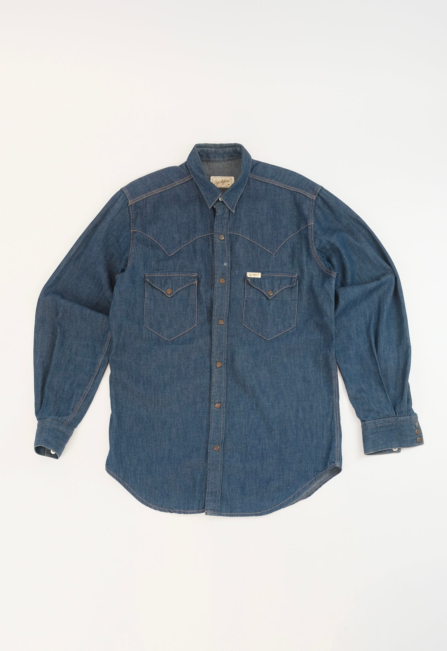 1970s Spitfire Denim western shirt M