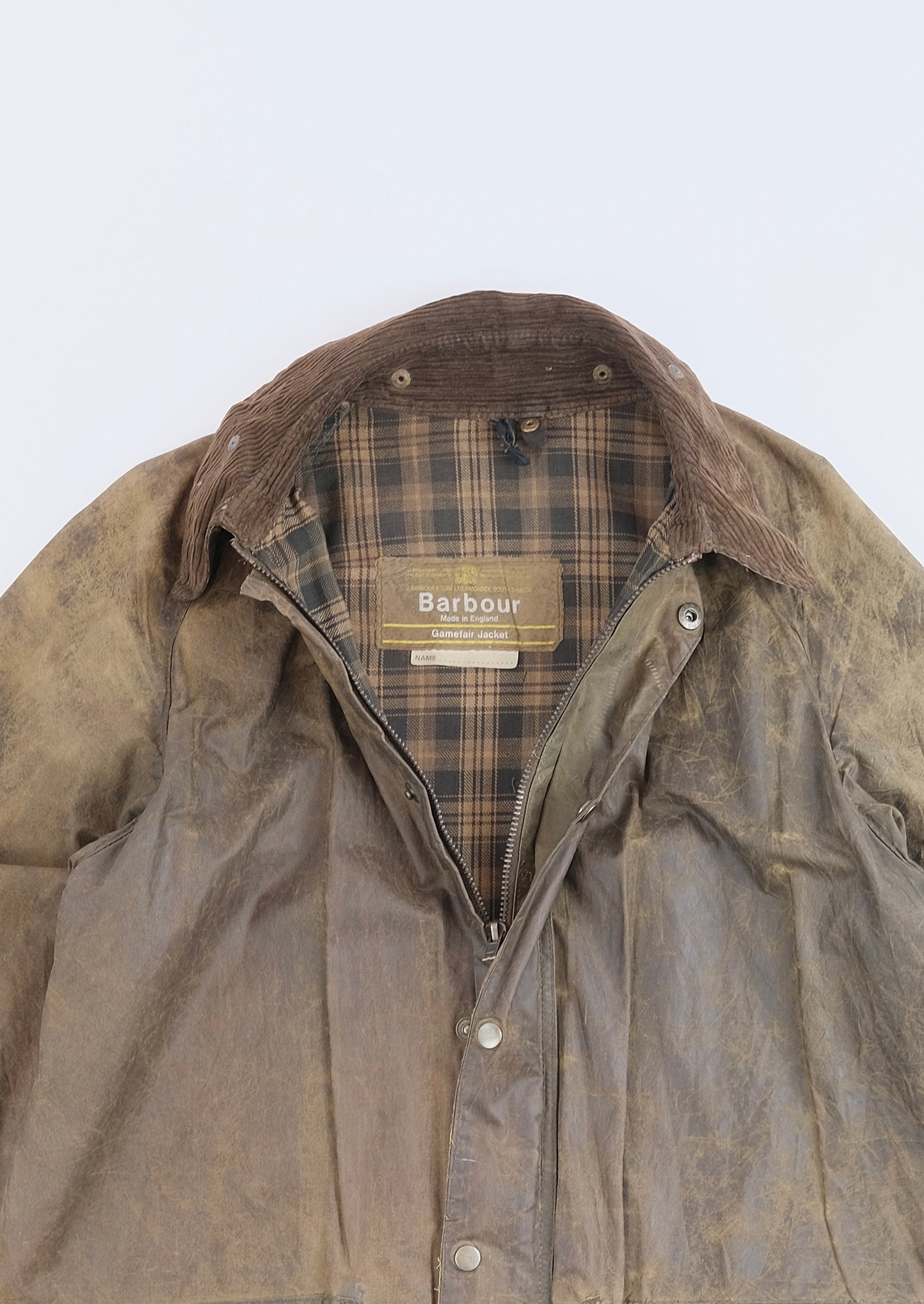 70s Barbour waxed jacket L, Vintage Store Clochard92.com