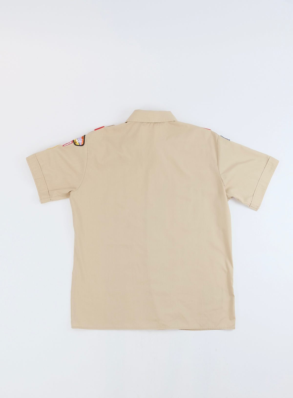 Camicia da boy scout anni '60 in cotone, taglia L