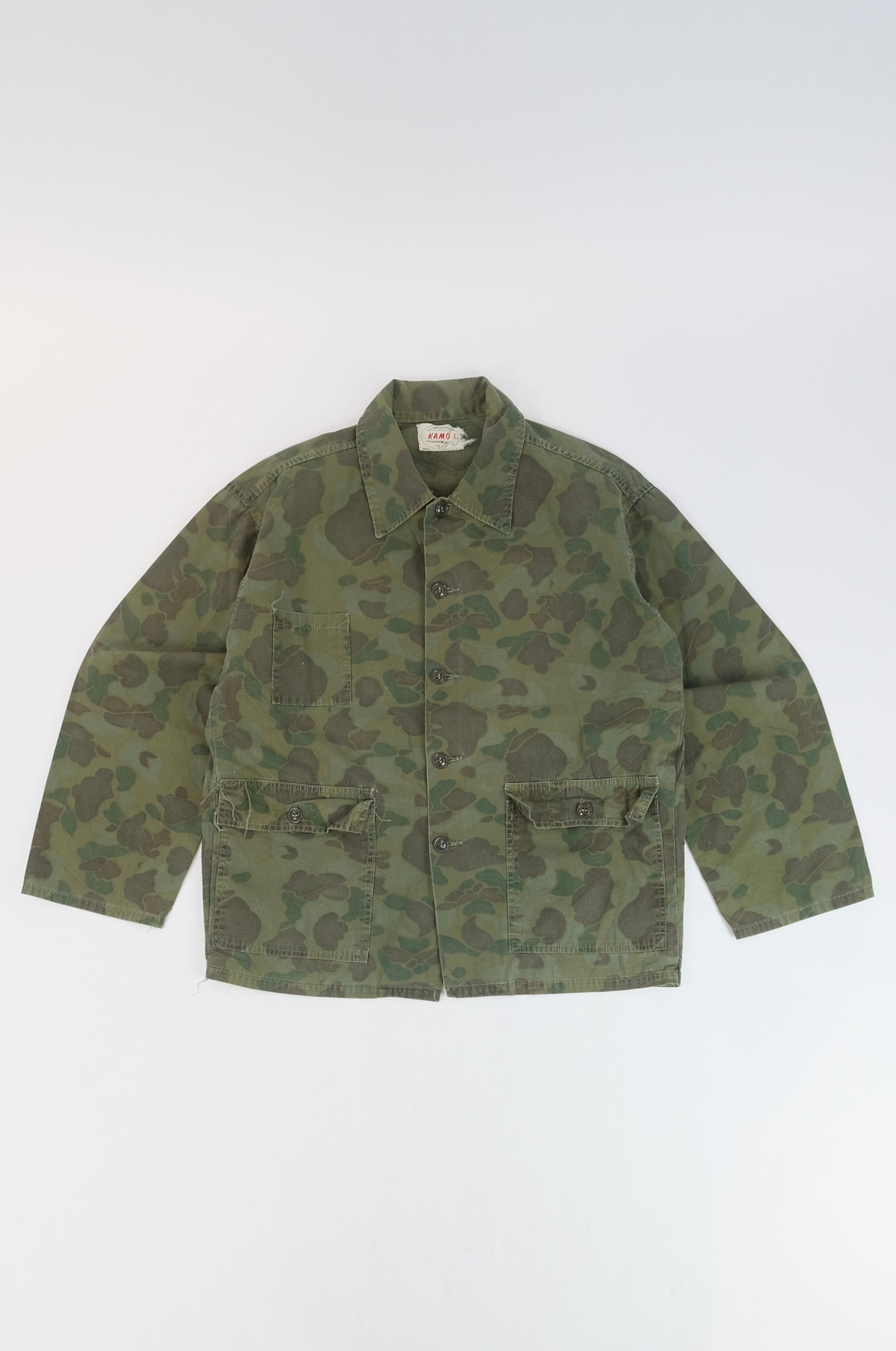 70s camouflage hunting jacket M
