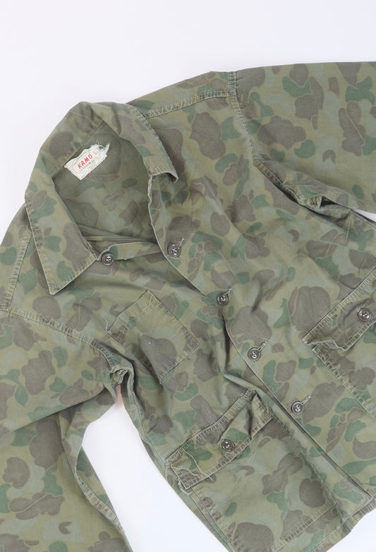 70s camouflage hunting jacket M