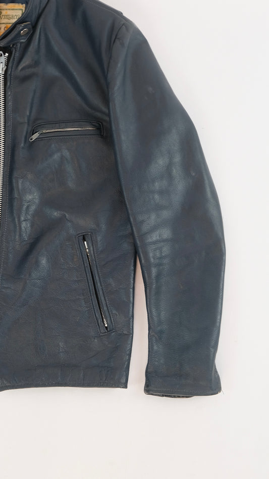 70s Brimaco Leather biker jacket M