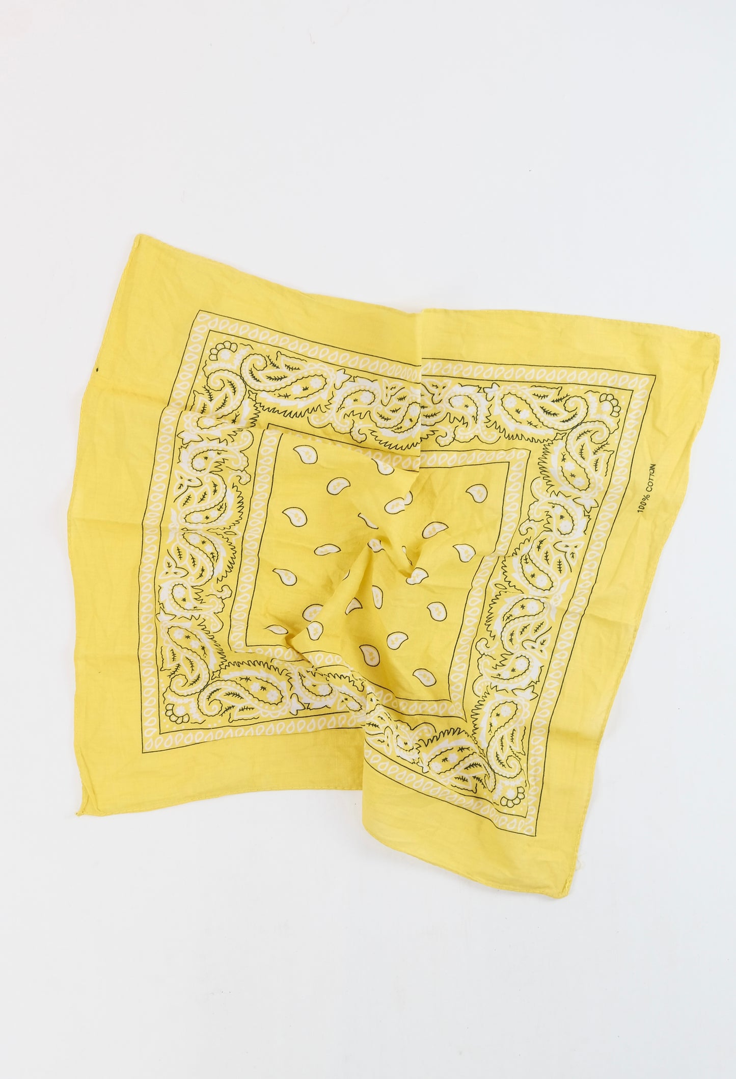 Vintage yellow Bandana