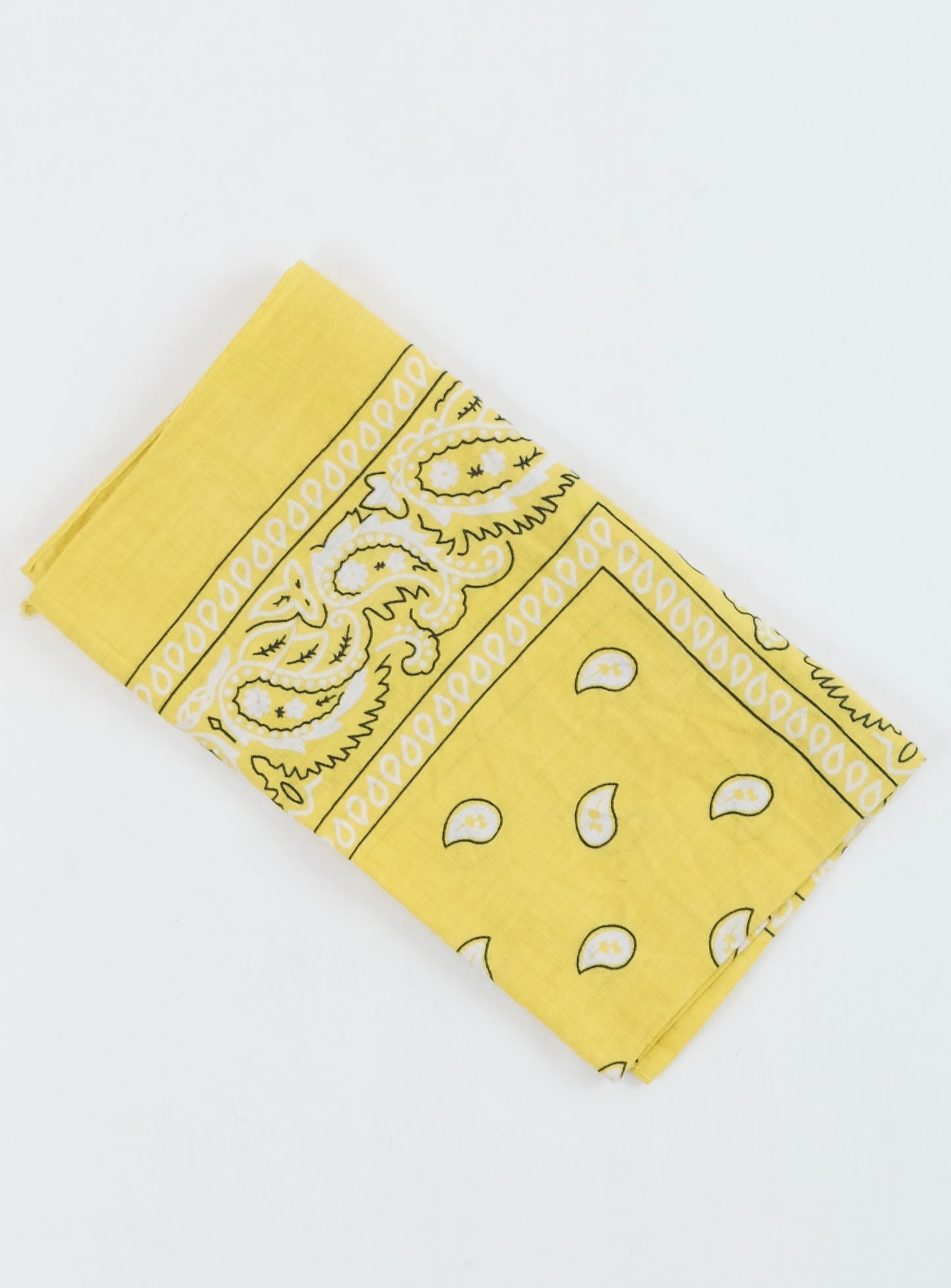 Vintage yellow Bandana