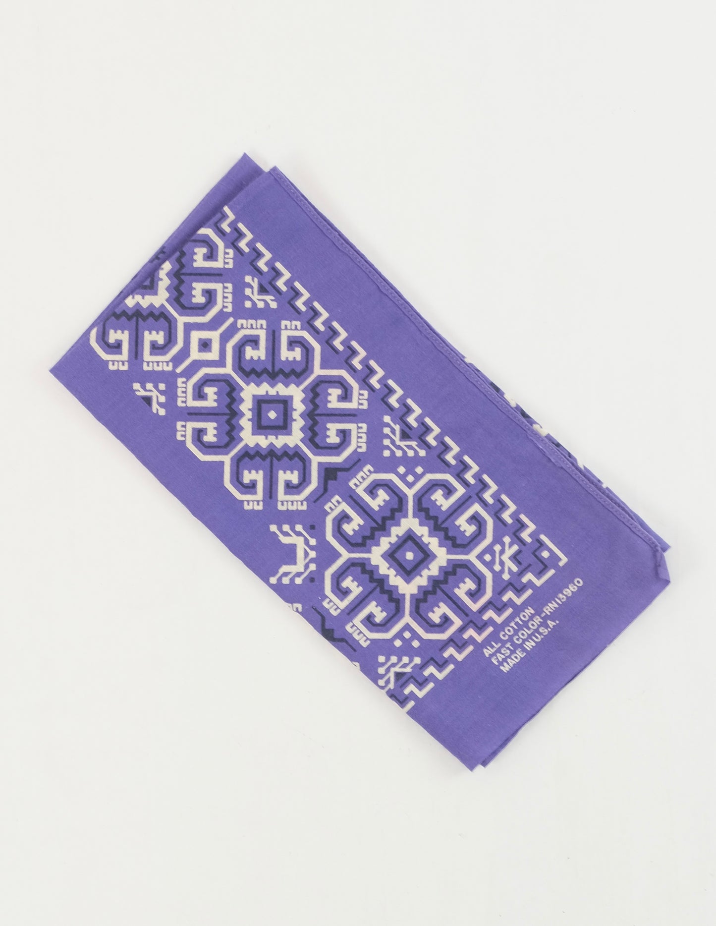 Vintage Purple Bandana