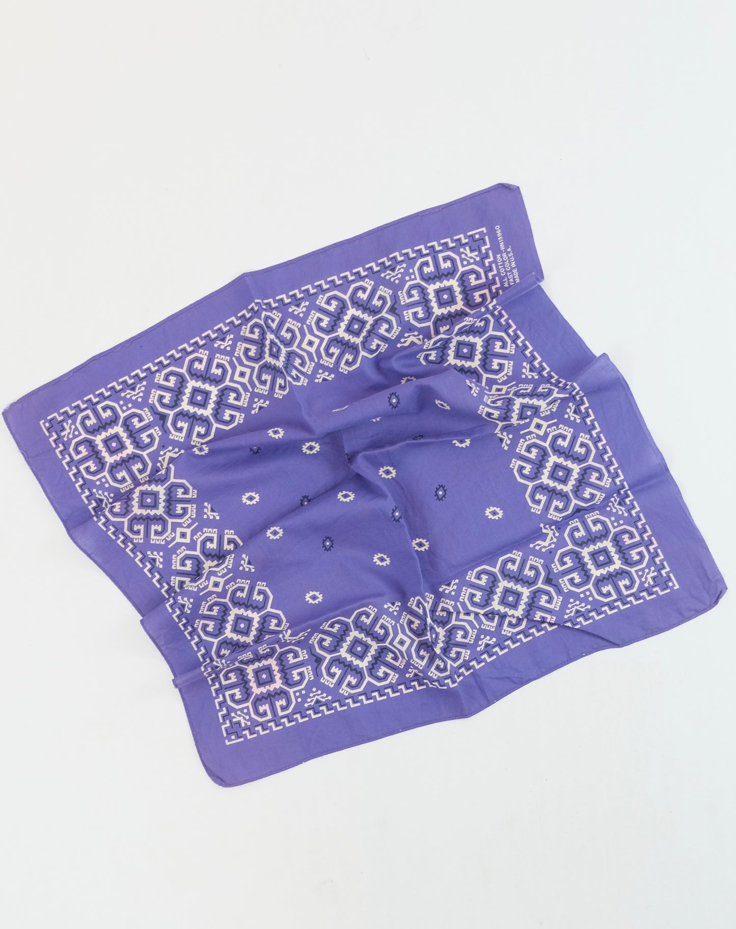 Vintage Purple Bandana
