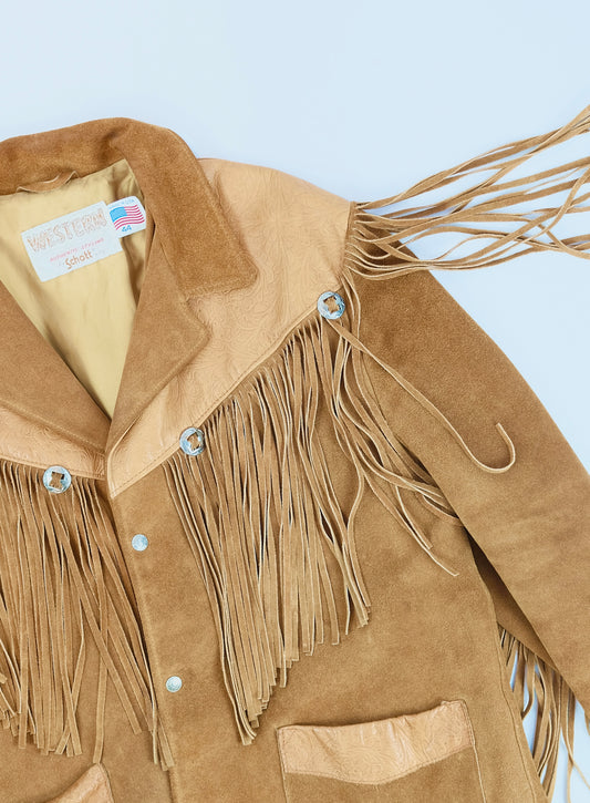 Vintage Schott Western seeded jacket L