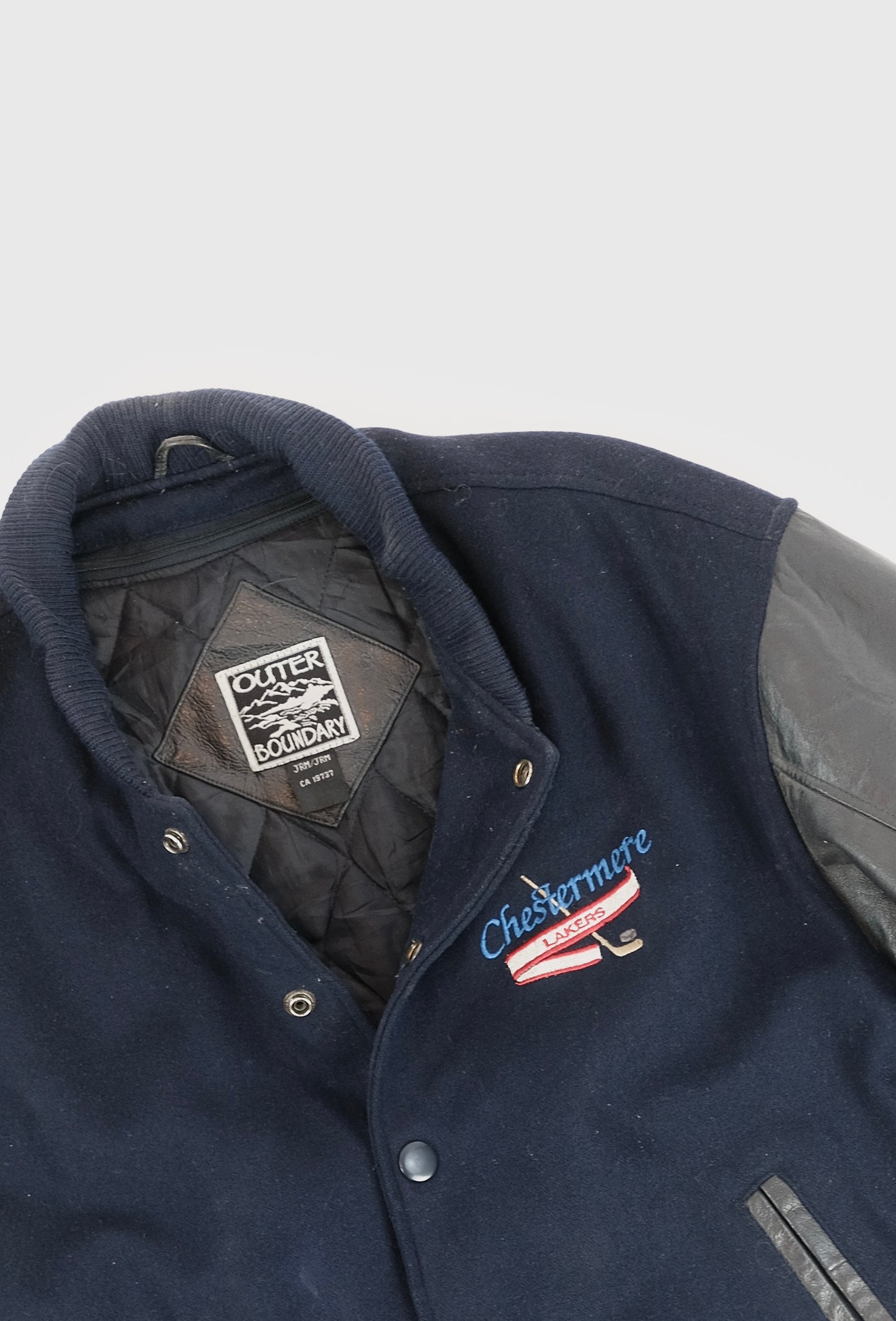 80s Hockey Varsity jacket M