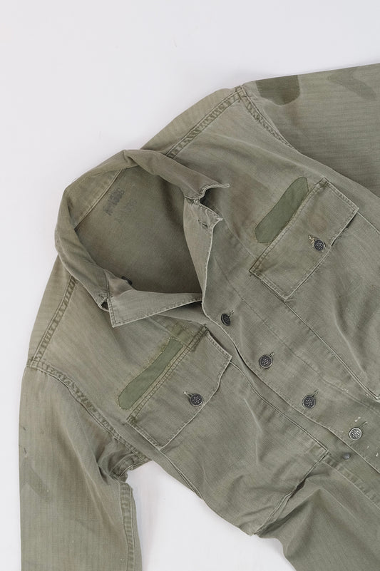 40s US Army HBT cotton shirt S