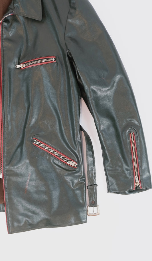 50s German Leather jacket L