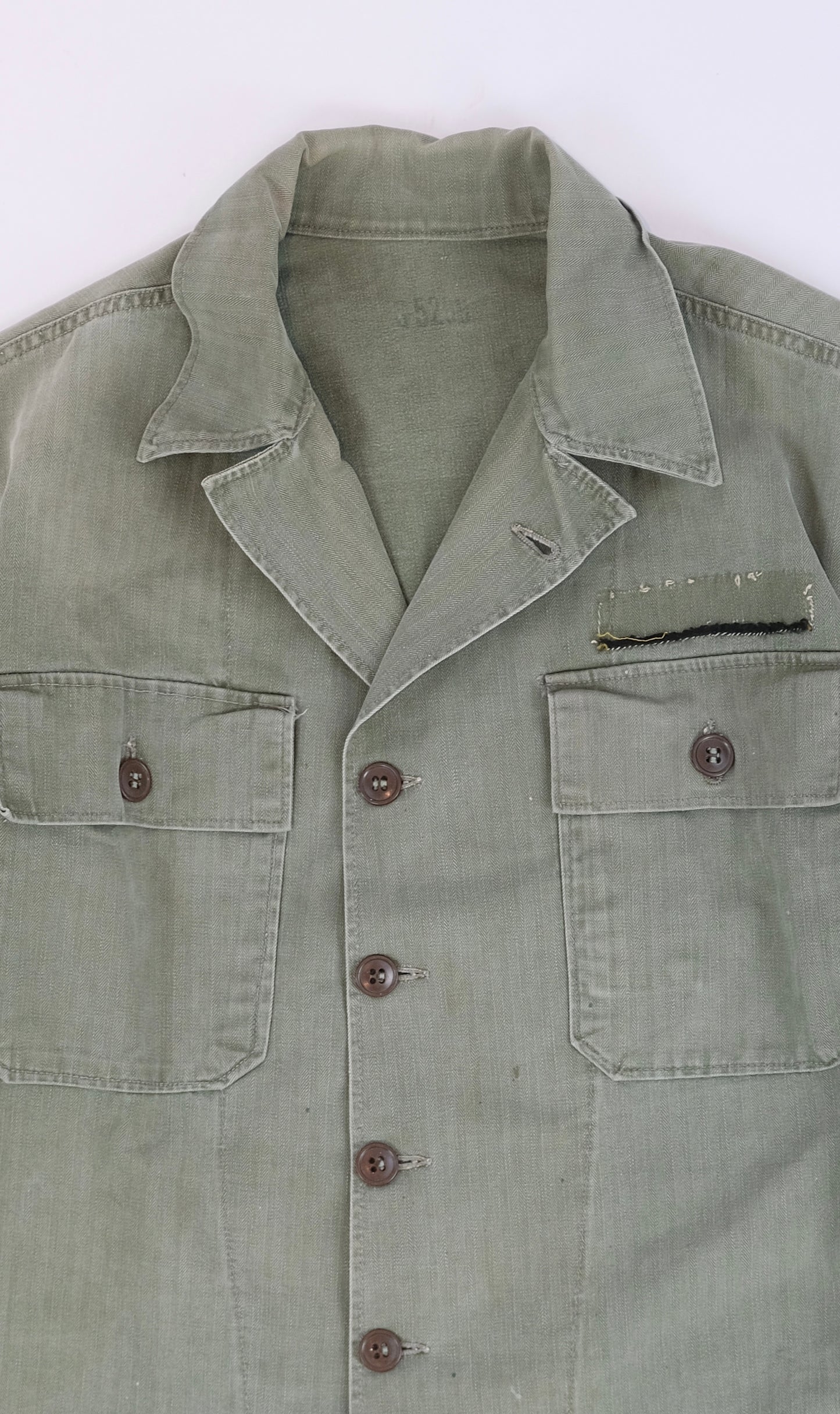 40s US Army HBT cotton shirt M