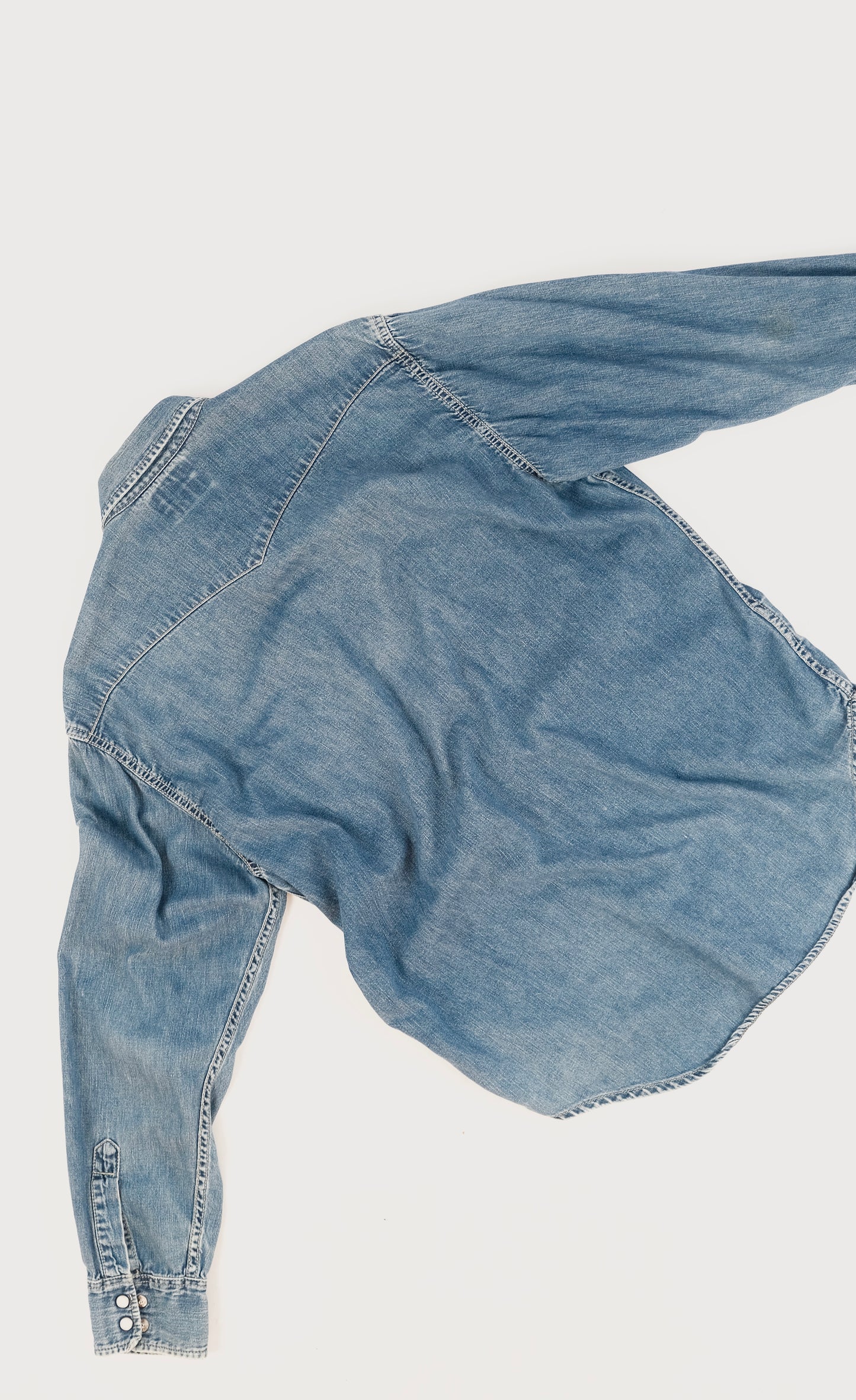 80s Levi's western denim shirt M