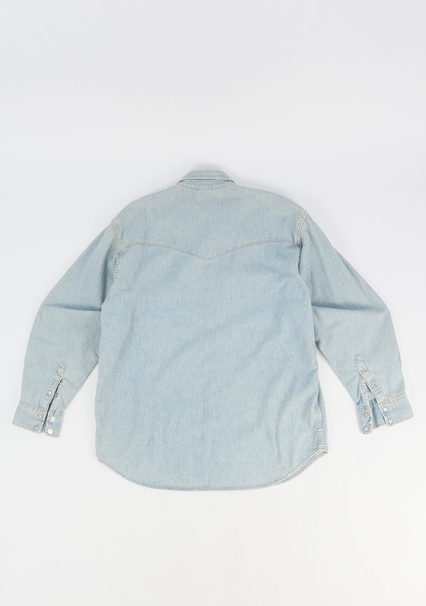 80s Lee western denim shirt M