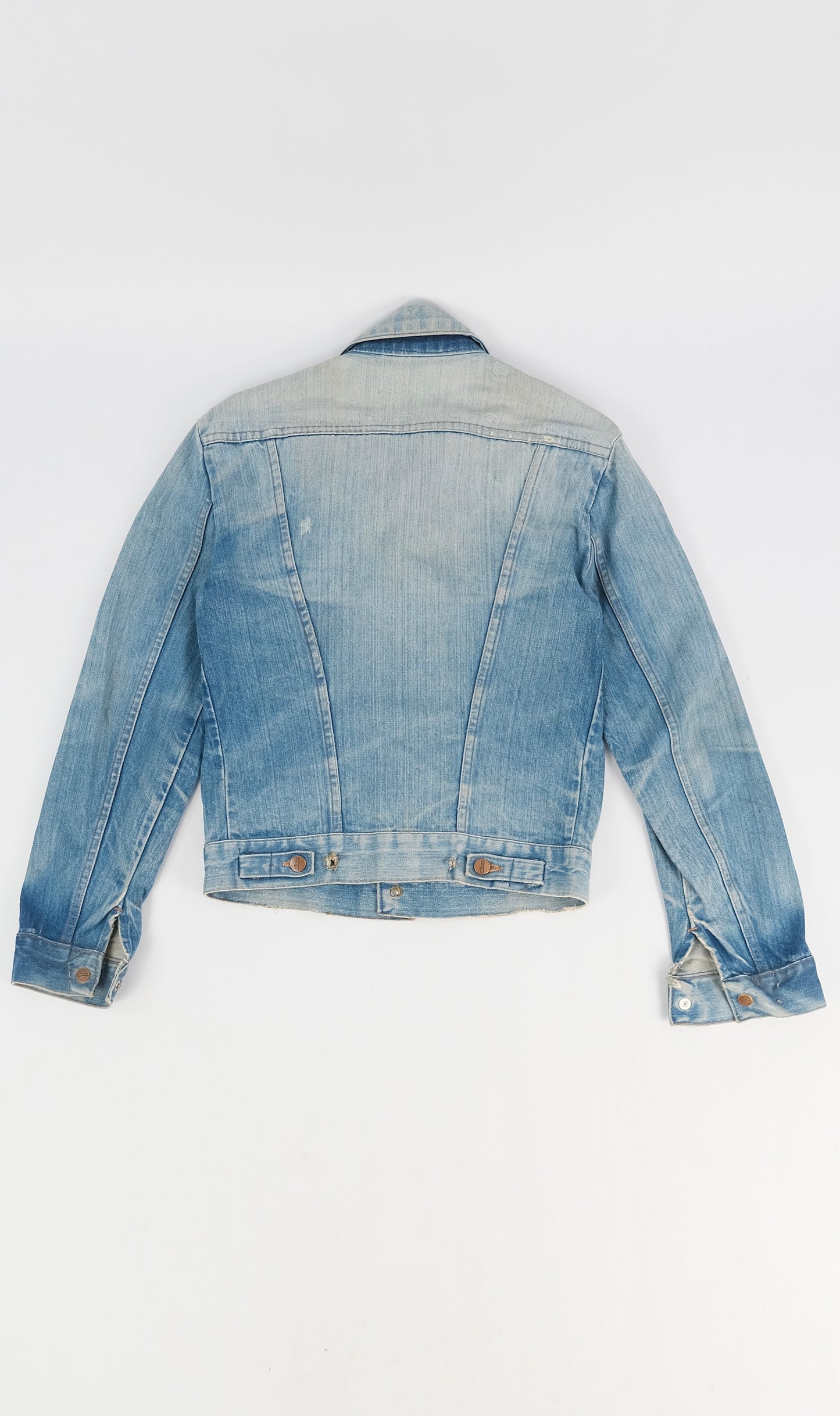 80s Wrangler faded denim jacket S