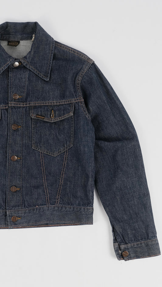 60s Roebucks Raw denim jacket S