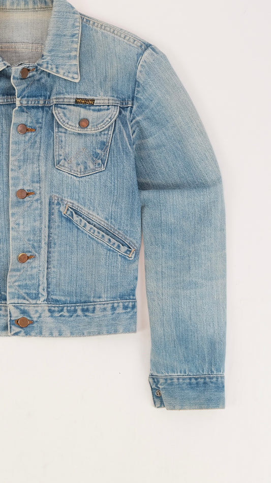 70s Wrangler denim jacket S