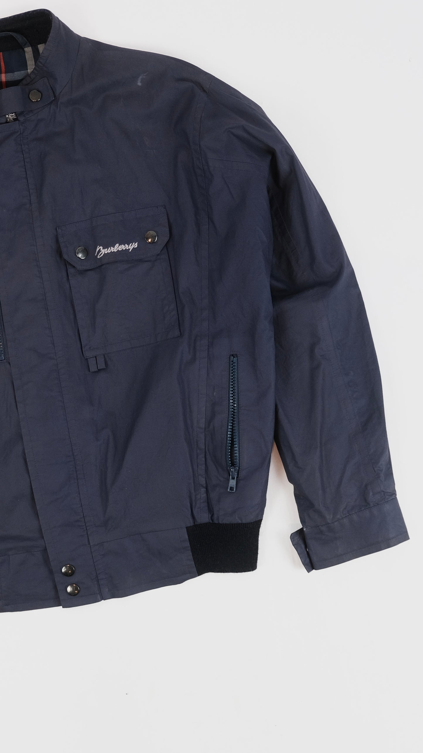 90s Burberry light jacket M