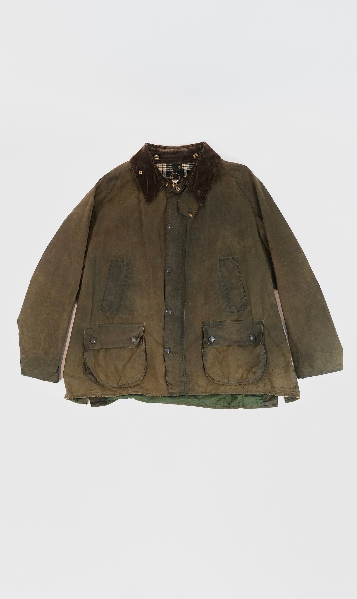 80s Barbour Bedale waxed jacket L