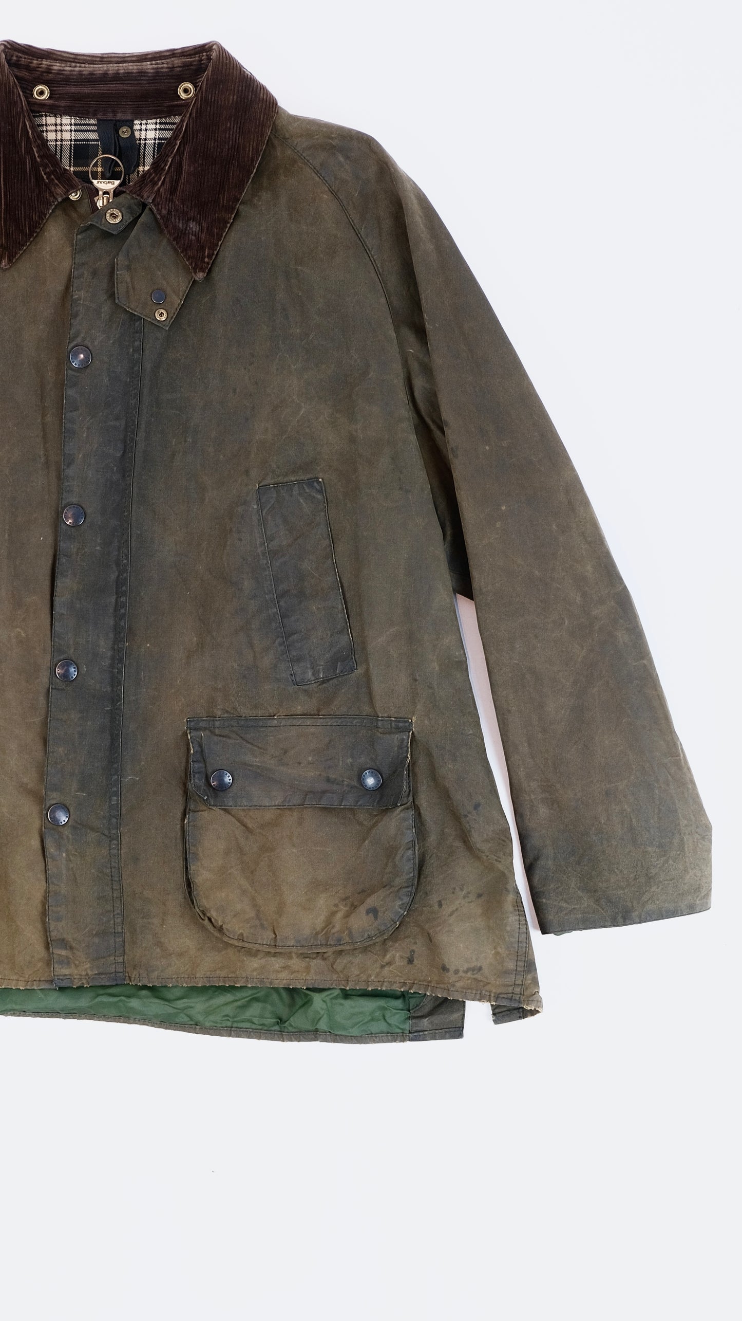 80s Barbour Bedale waxed jacket L