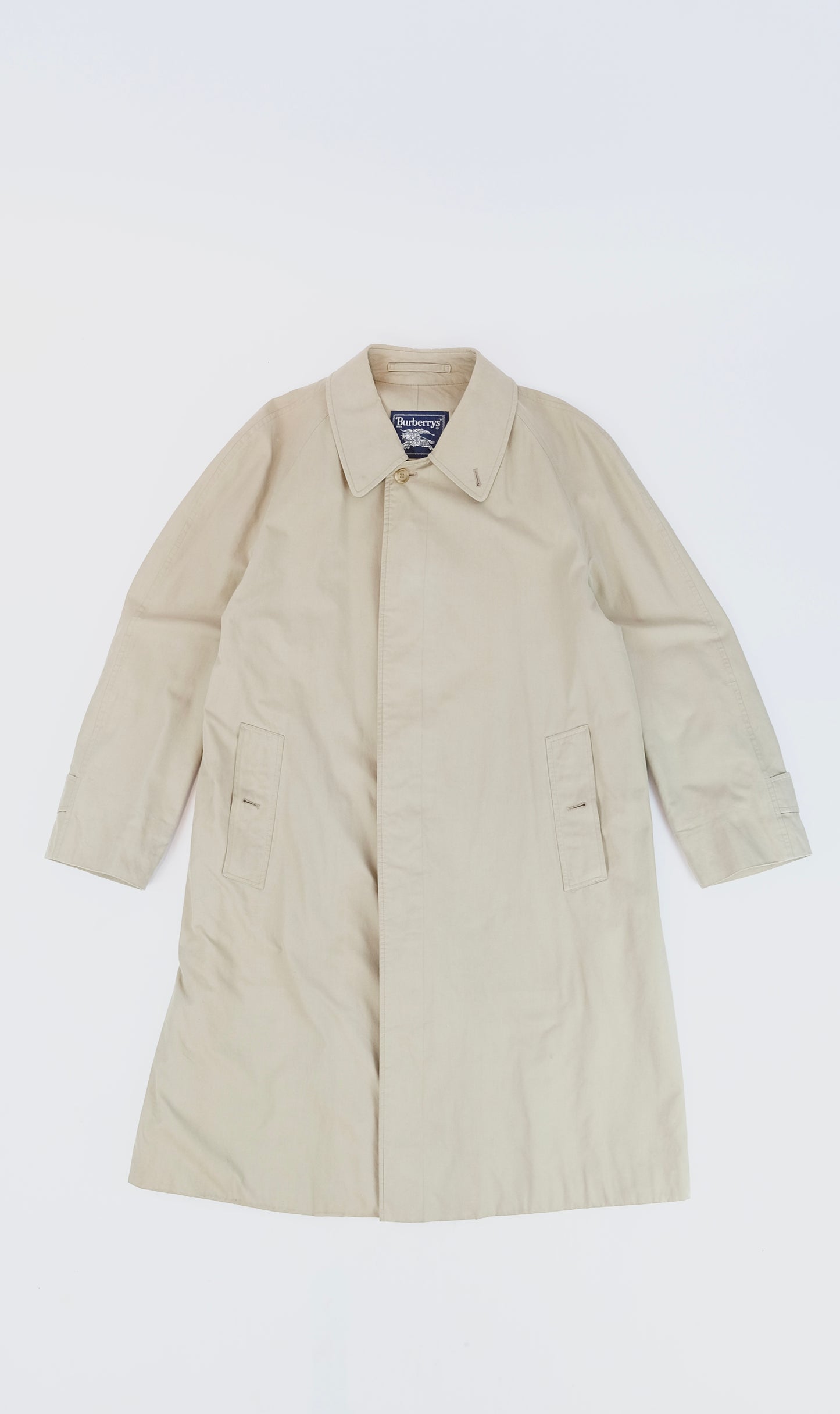 80s Burberry trench coat M