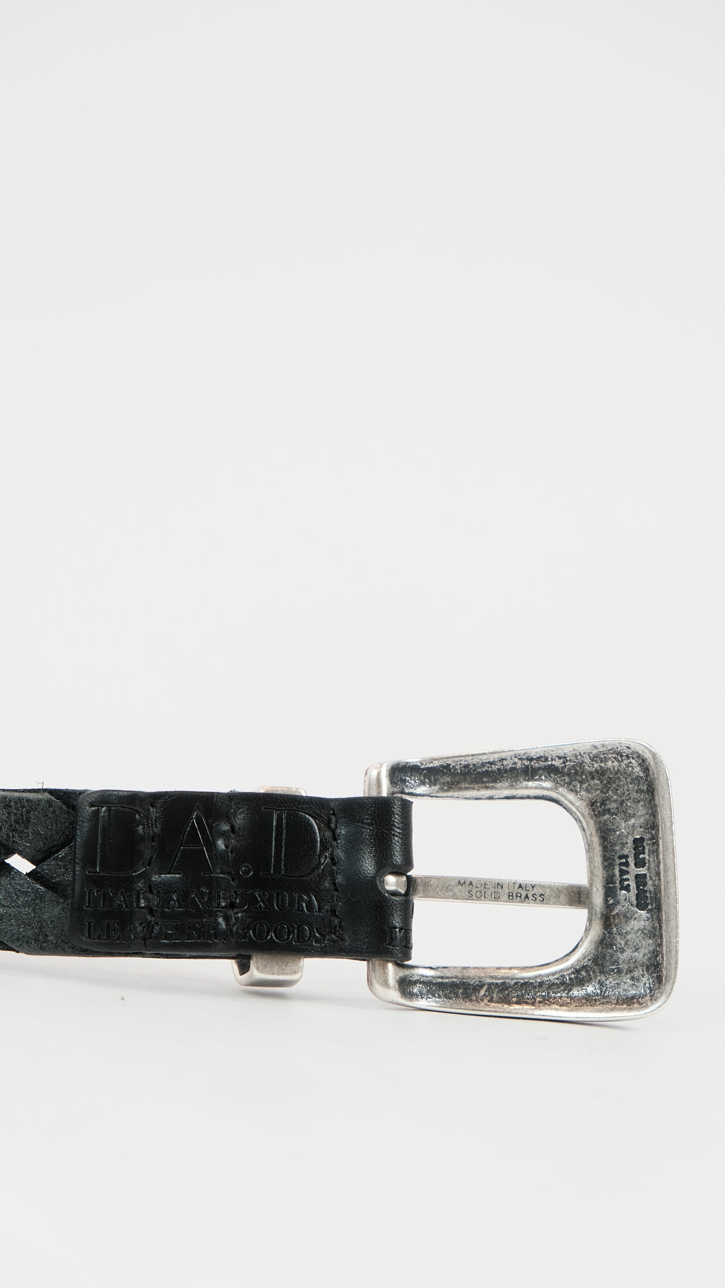 Western leather belt 85