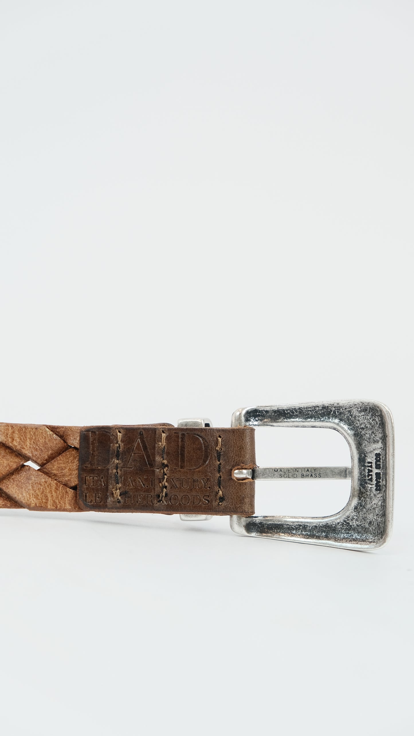 Western leather belt 85
