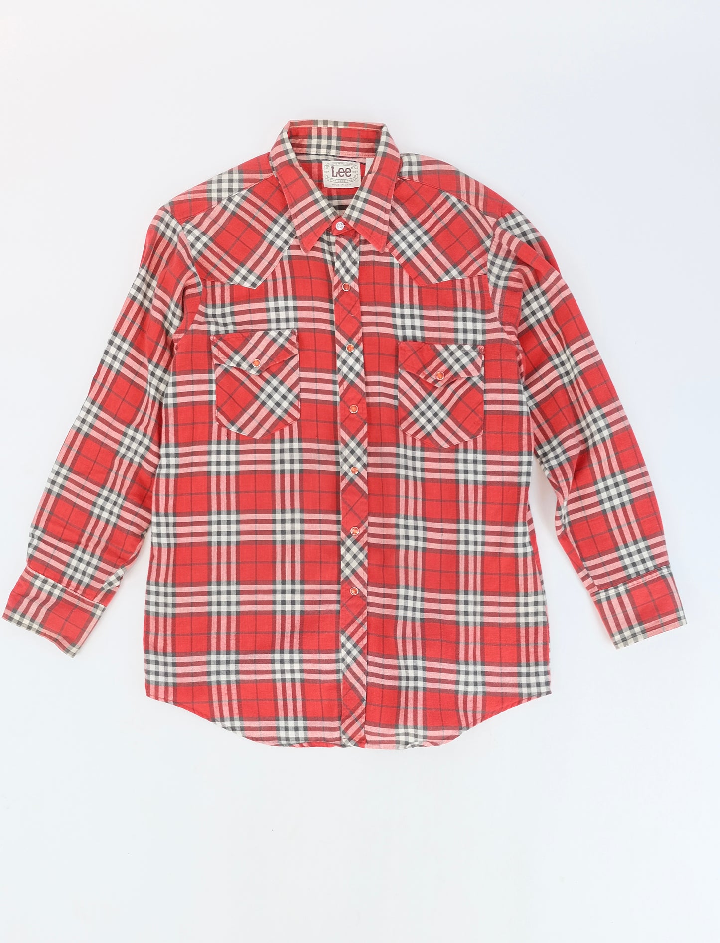 80s Western Lee flannel shirt M
