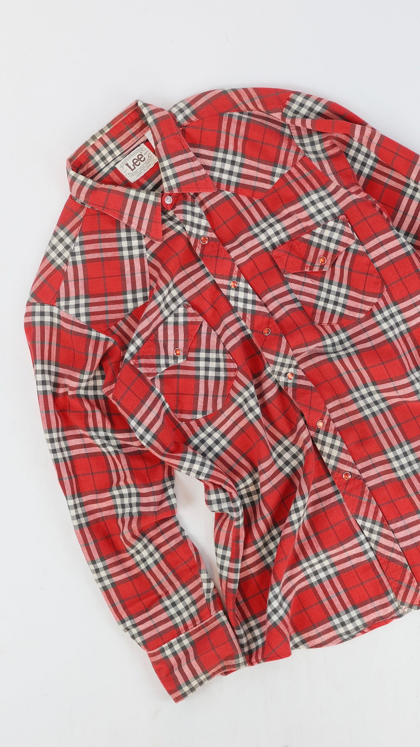 80s Western Lee flannel shirt M
