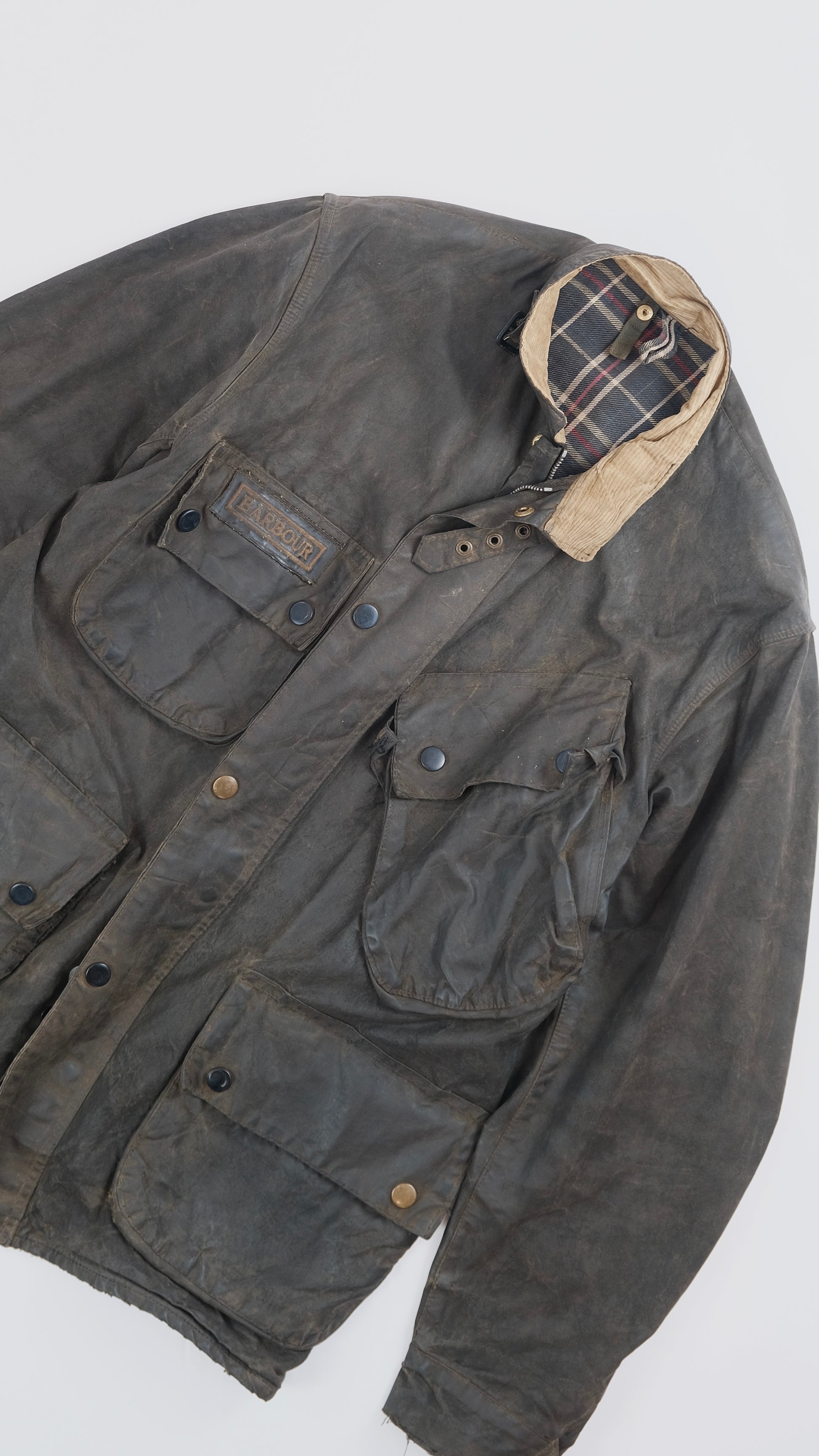 Barbour International M con una corona degli anni '70, Vintage Store Clochard92.com