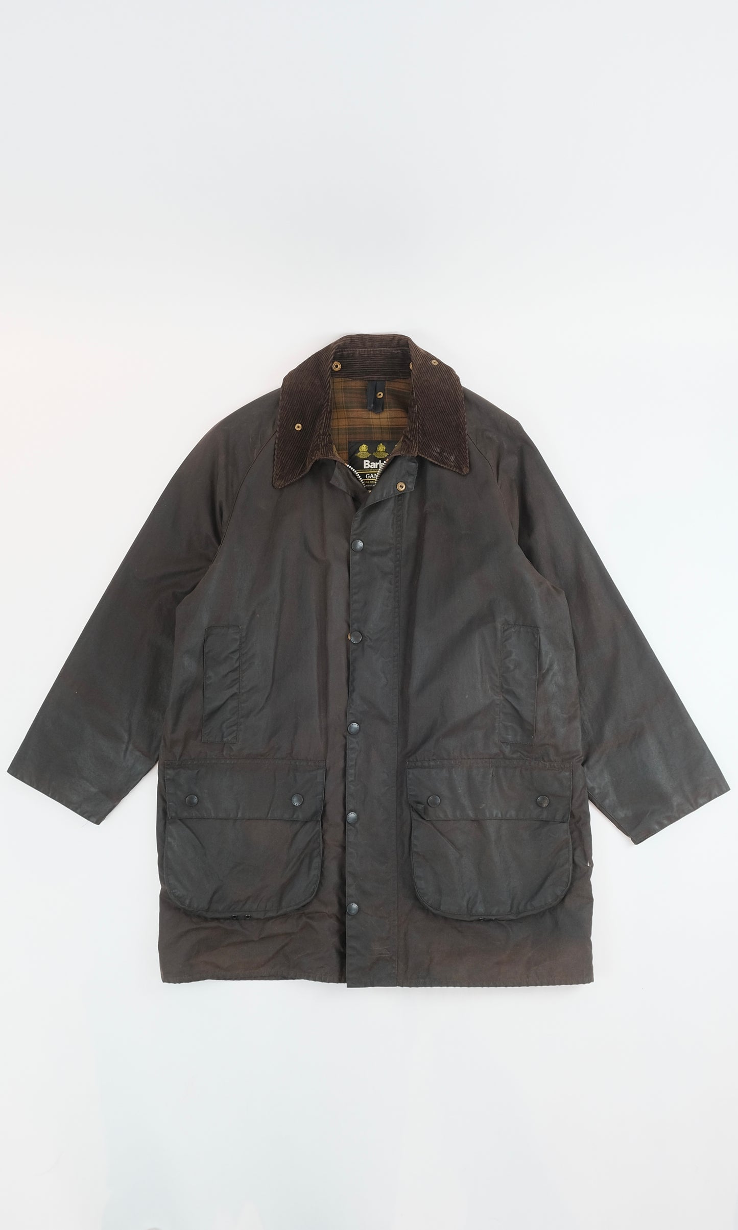 80s Barbour Gamefair waxed jacket XL